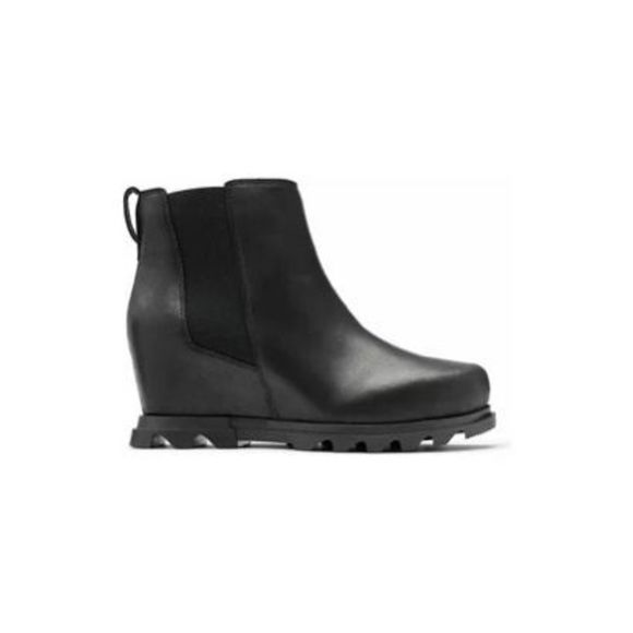 SOREL Joan Of Arctic  Wedge Boot Ankle Bootie Black 10 - Picture 1 of 7